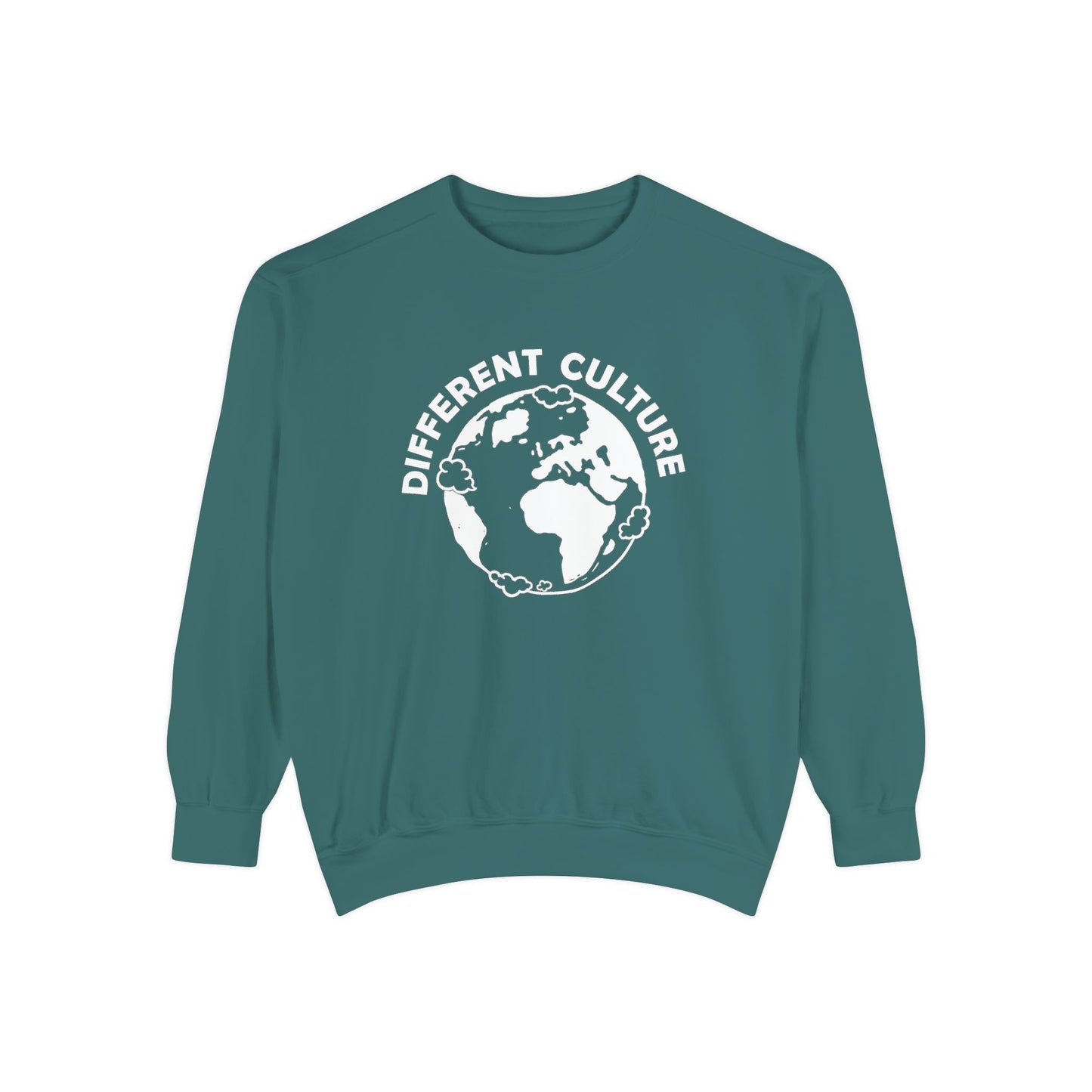 Different Culture - Sweatshirt - World Logo Garment-Dyed