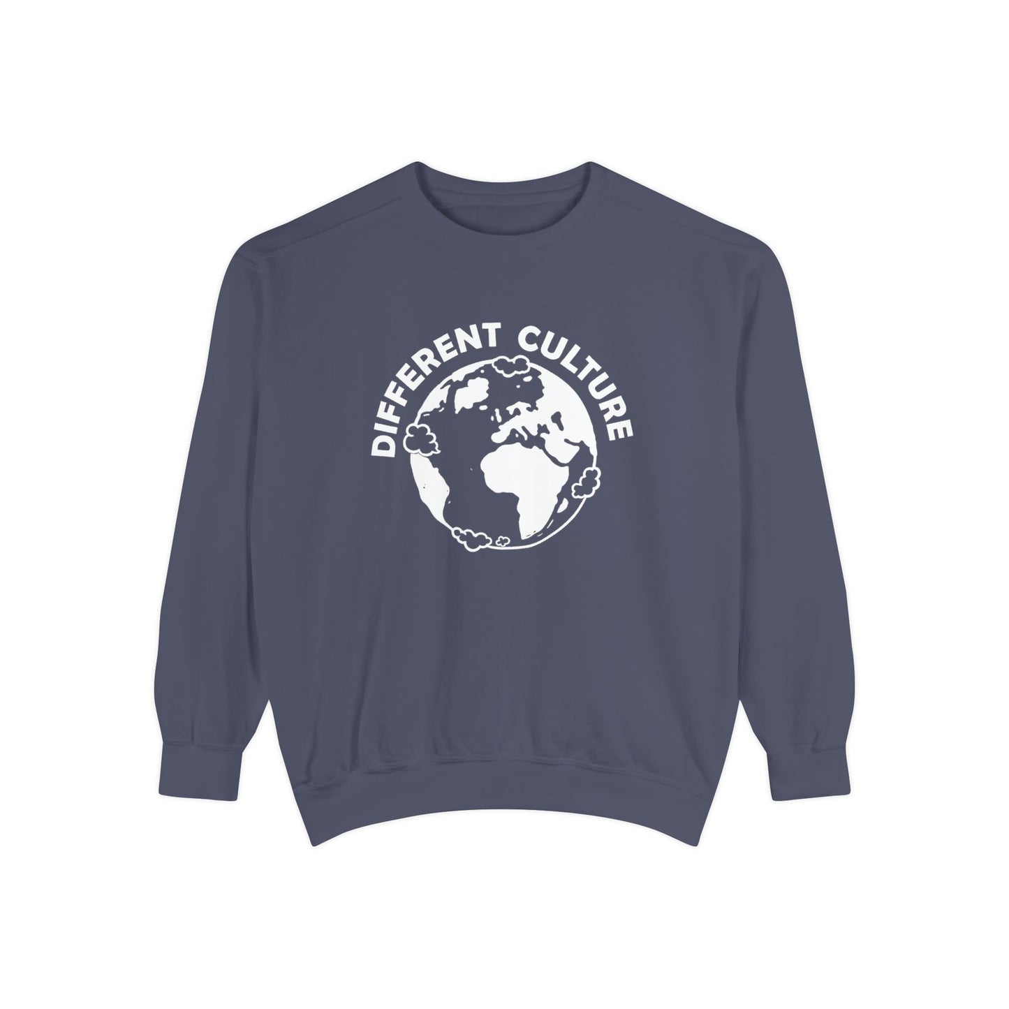 Different Culture - Sweatshirt - World Logo Garment-Dyed