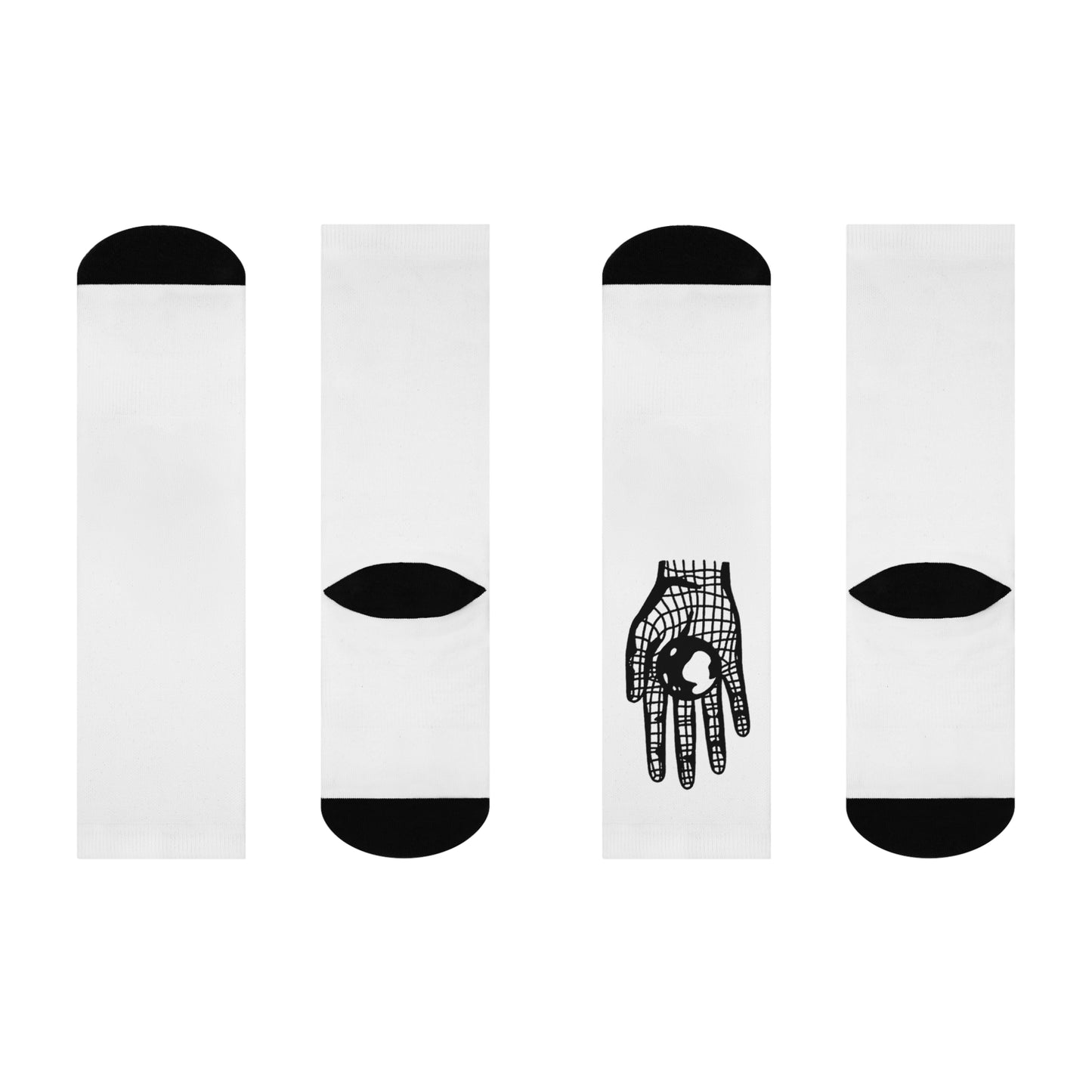 Different Culture - Socks - Hand World Logo