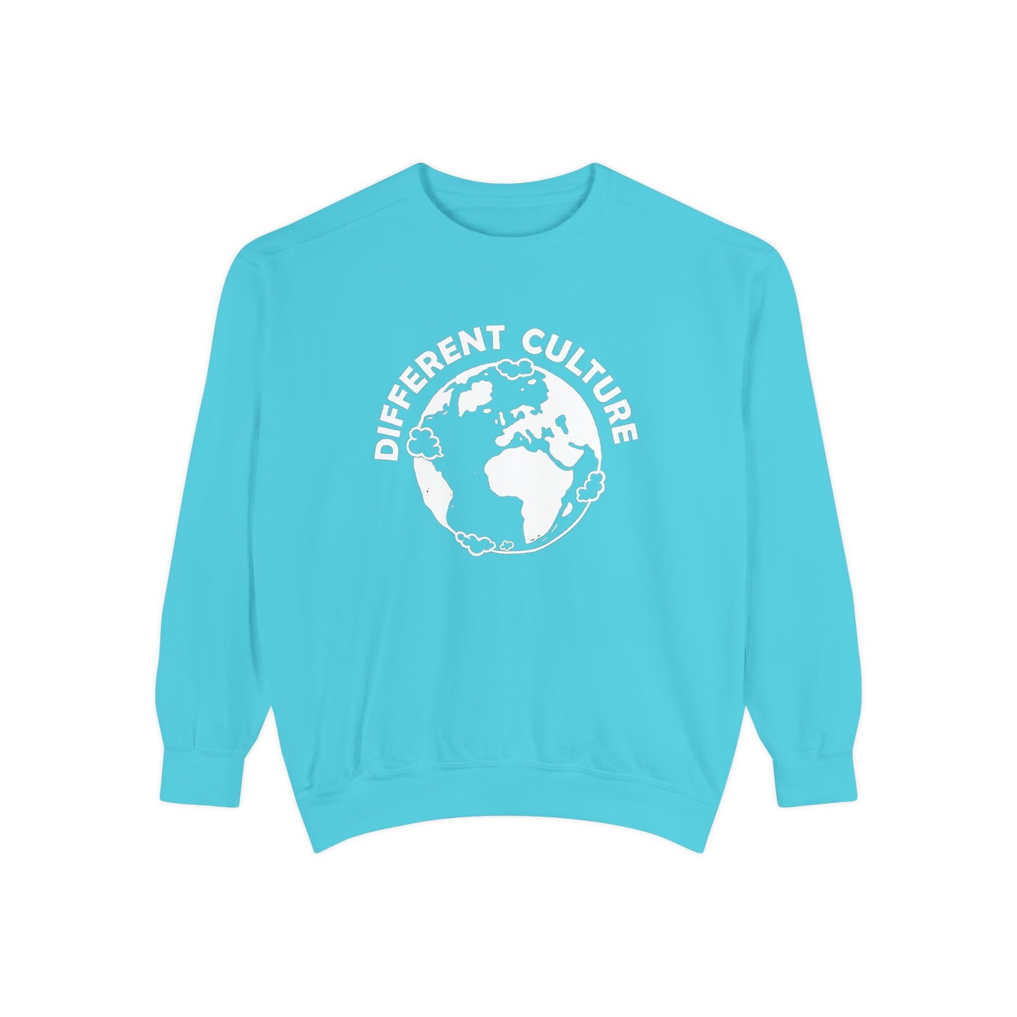 Different Culture - Sweatshirt - World Logo Garment-Dyed