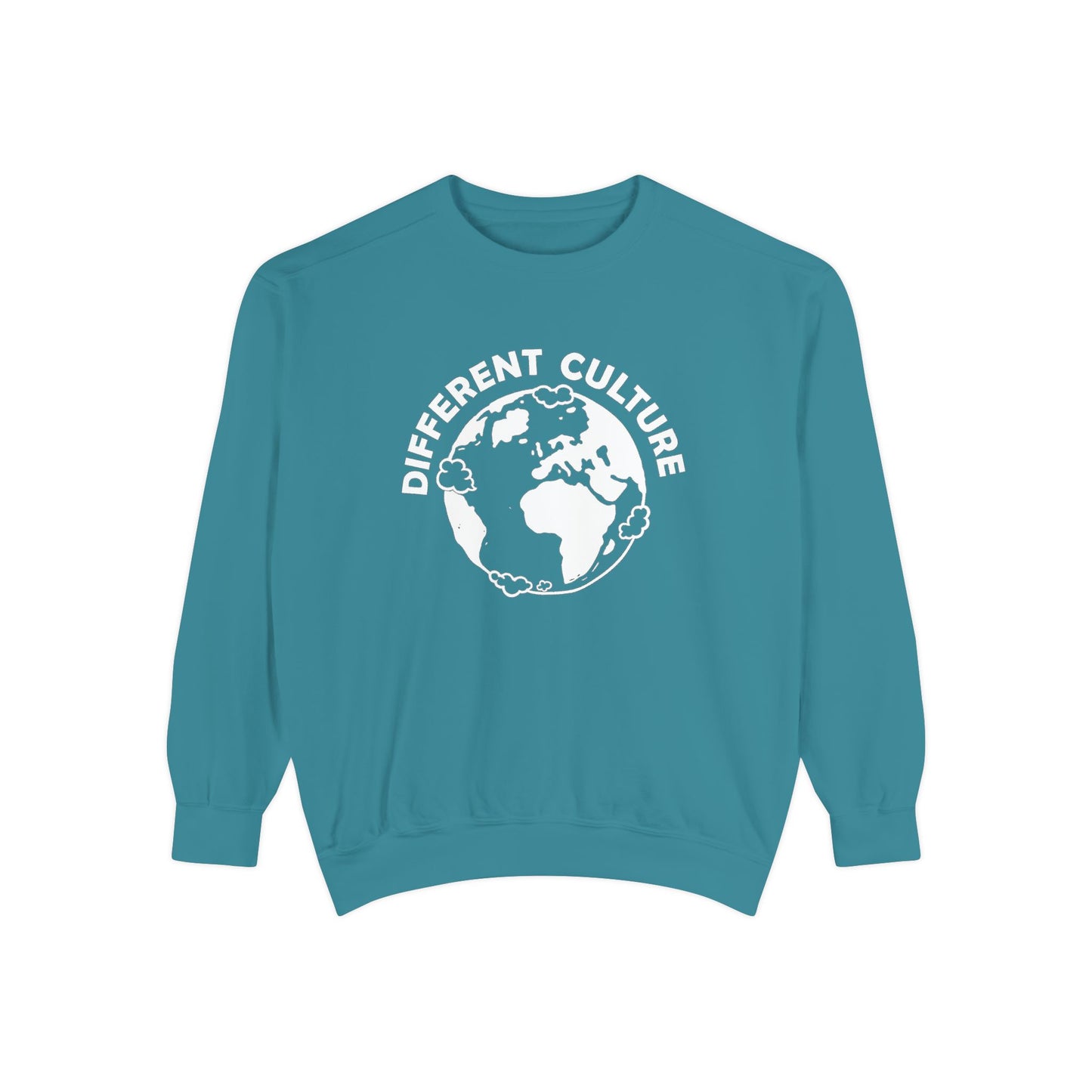 Different Culture - Sweatshirt - World Logo Garment-Dyed