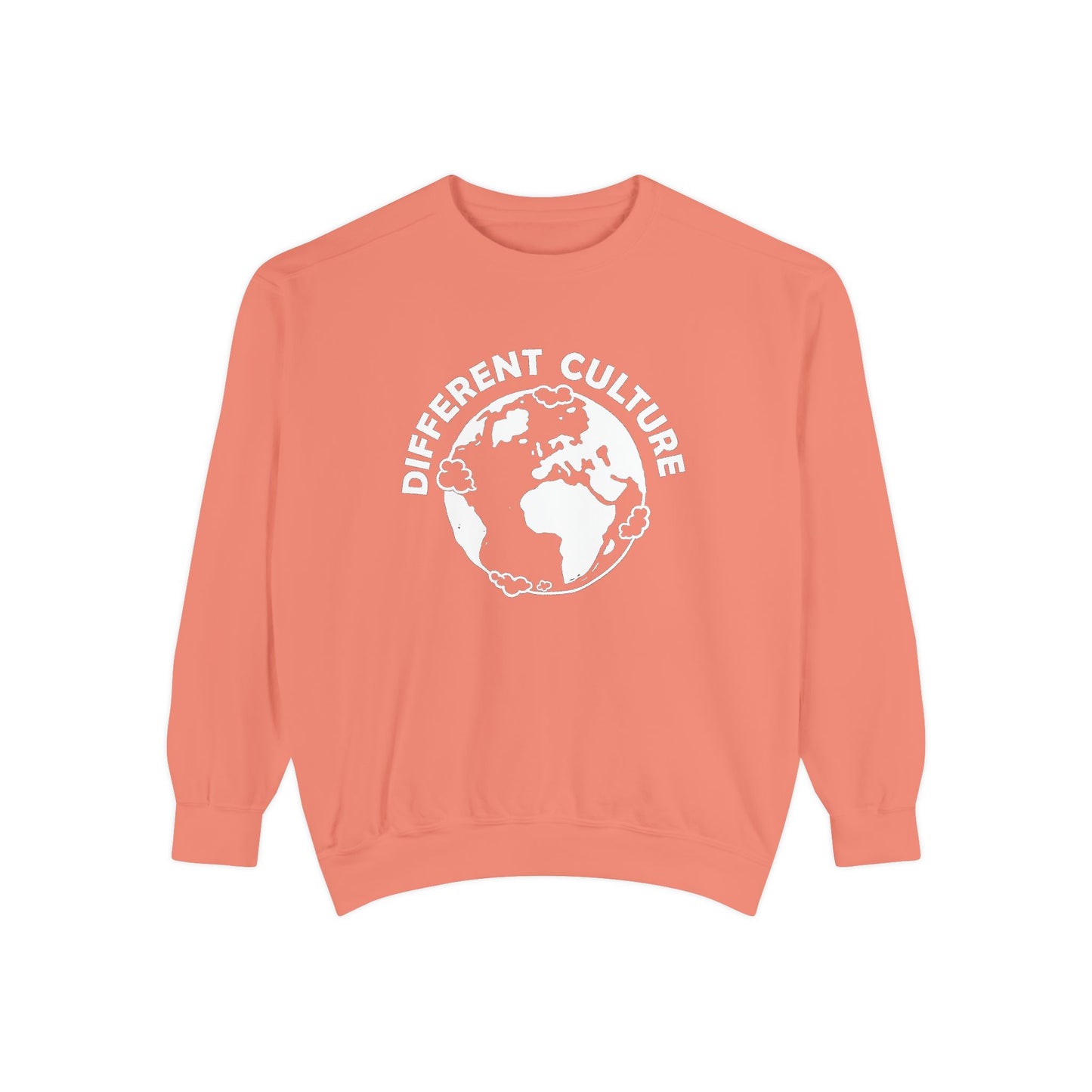 Different Culture - Sweatshirt - World Logo Garment-Dyed