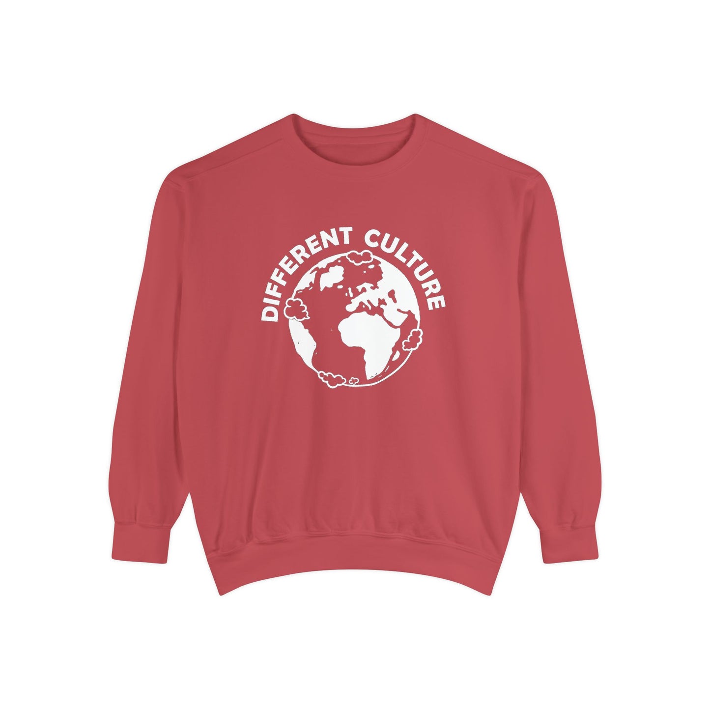 Different Culture - Sweatshirt - World Logo Garment-Dyed