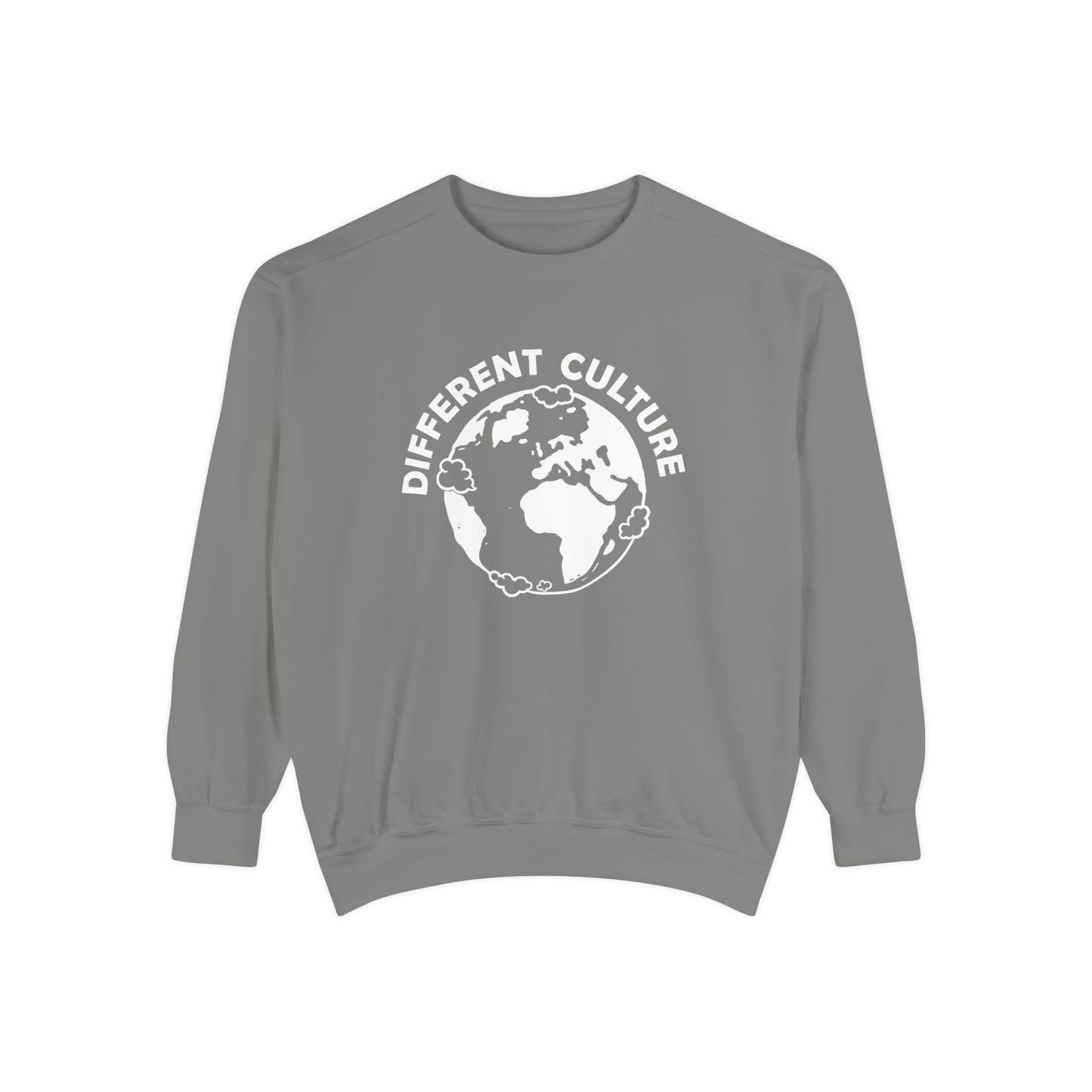 Different Culture - Sweatshirt - World Logo Garment-Dyed