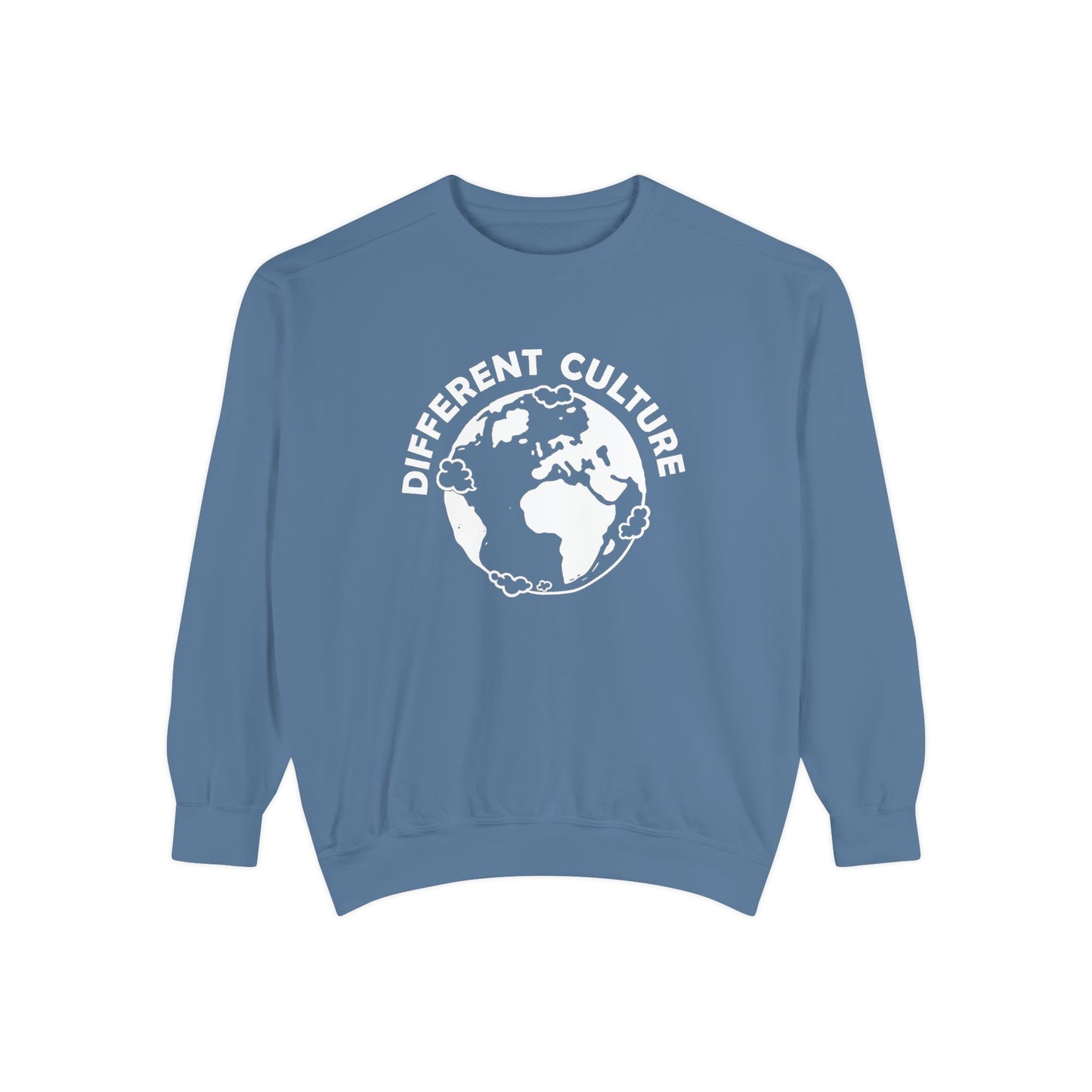 Different Culture - Sweatshirt - World Logo Garment-Dyed