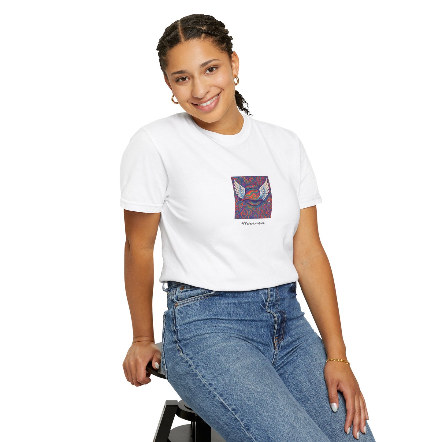 Different Culture - T-Shirt - All Seeing Eye Garment-Dyed