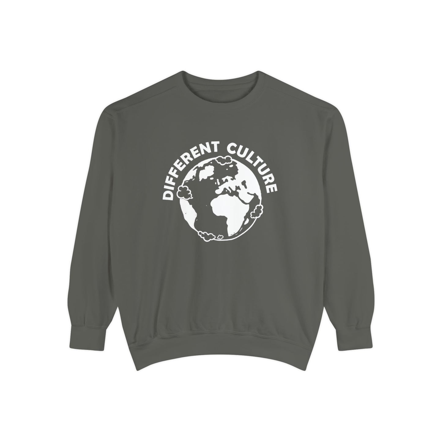 Different Culture - Sweatshirt - World Logo Garment-Dyed