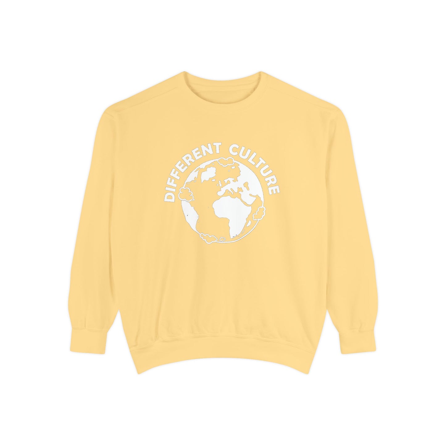 Different Culture - Sweatshirt - World Logo Garment-Dyed