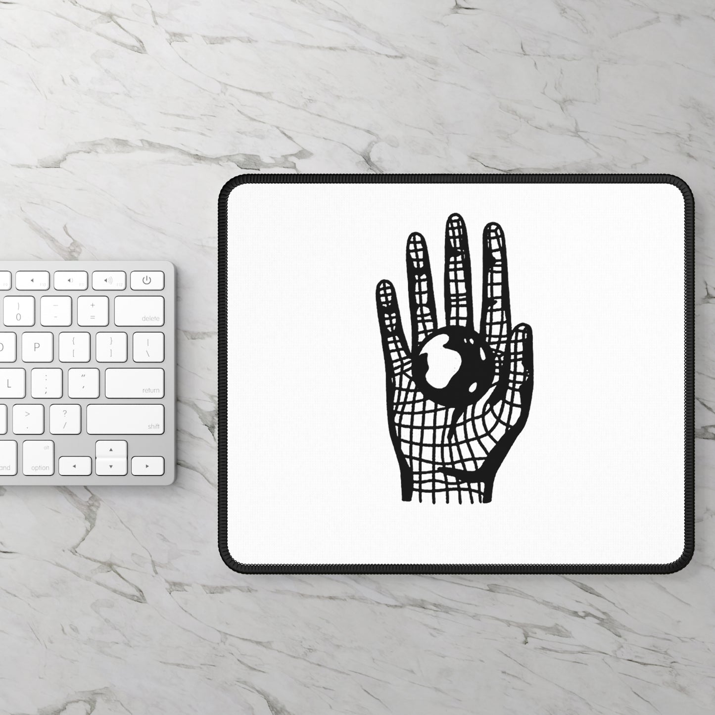 Different Culture - Gaming Mouse Pad - Hand World Logo